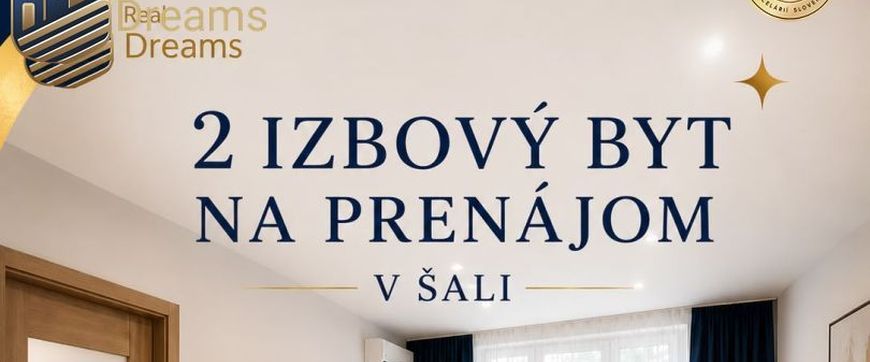 2 izbový byt v Šali na Prenájom - Photo 1