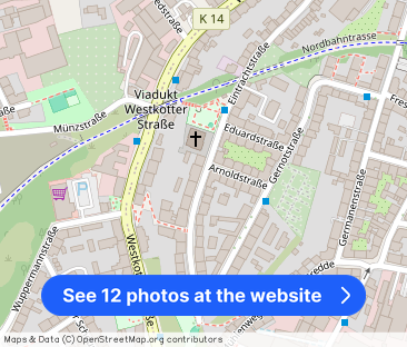 Renoviert! Schöne 2-Zimmer-Erdgeschosswohnung mit Balkon - Photo 1