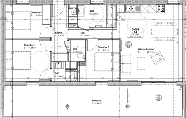 Sans frais d'agence, ni garant, T4 en RDC à Lormont - Photo 1