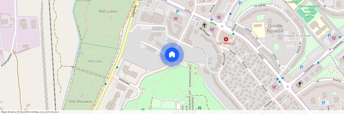 ul. Kwiatowa, Lubin, lubiński, dolnośląskie