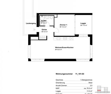 Schöne Neubau 2.5 Zimmer Wohnung im RhyGarten in Neuhausen - Photo 2
