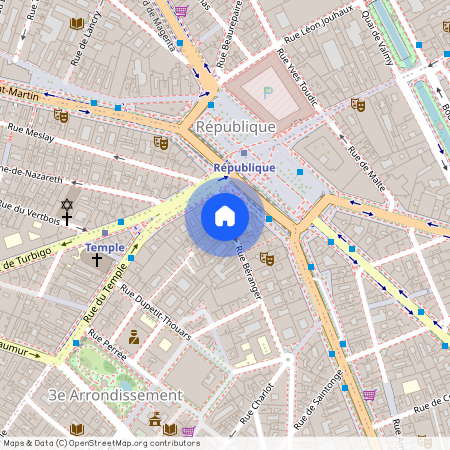 Building Rue Béranger - checkmyguest - 1350516, Rue Béranger, Paris
