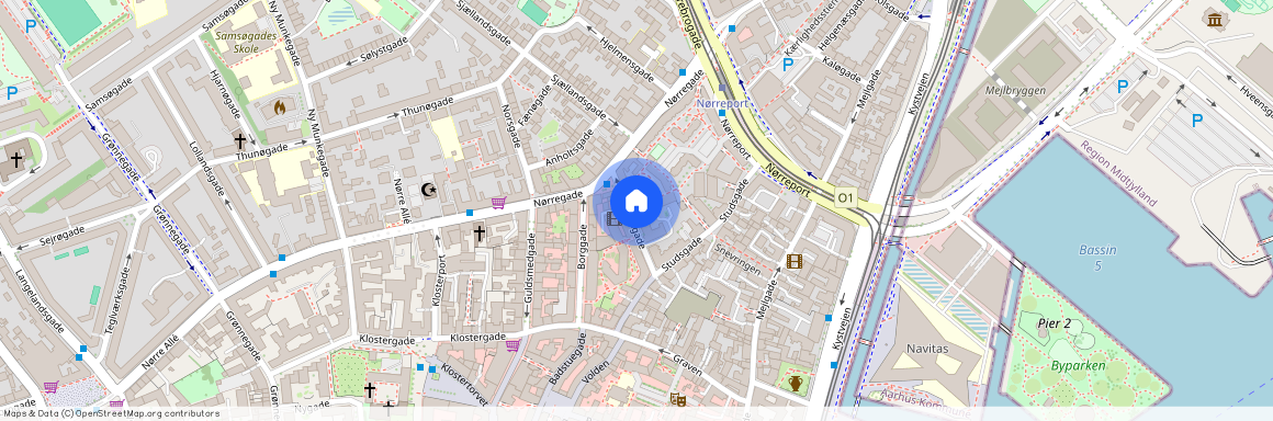 Paradisgade 1C, 2. 6., 8000 Aarhus C