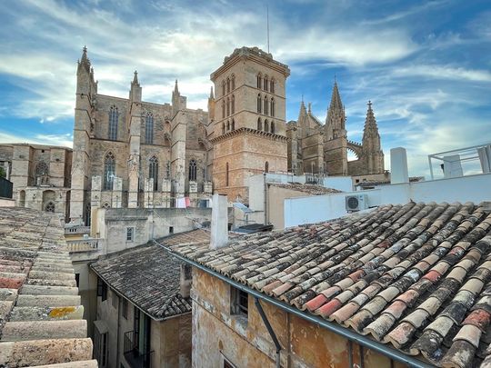 Alquiler mensual a partir del 01 de DICIEMBRE, estudio con terraza y vistas a la Catedral de Palma - Photo 1