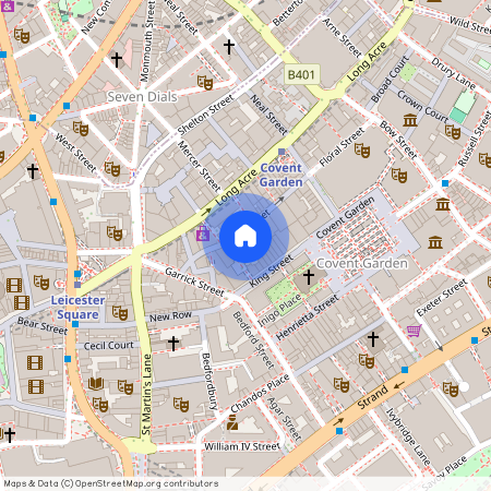 Flat, Floral Street, Floral St, London WC2E