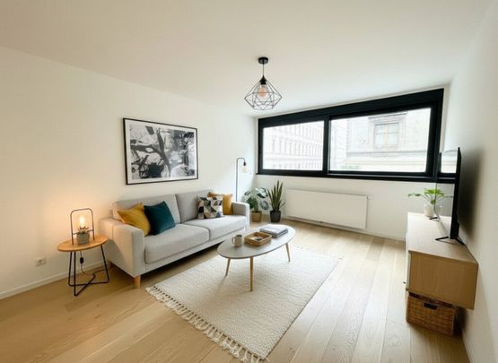 +++ WOHNEN IM BELIEBTEN 7. BEZIRK ++ Exklusive & Stilvolle sanierte 1-Zimmer Citywohnung mit Lift - Photo 1