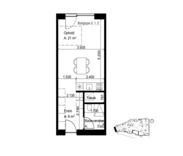 God 1-værelses lejlighed i Vanløse tæt på shopping, indkøb og offen... - Foto 5