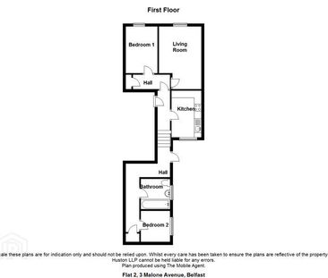 Flat 2, 3 Malone Avenue, Belfast, BT9 6EN - Photo 1