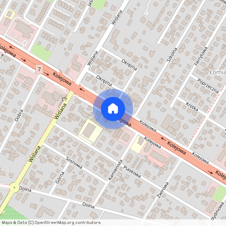 Kolejowa, Warszawski Zachodni, Łomianki