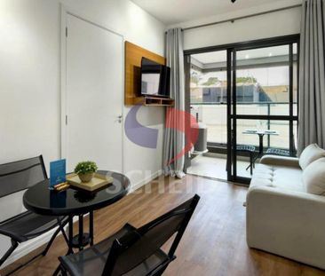 Apartamento 1 Quarto 40 m² No Campo Belo Mobiliado - Foto 1