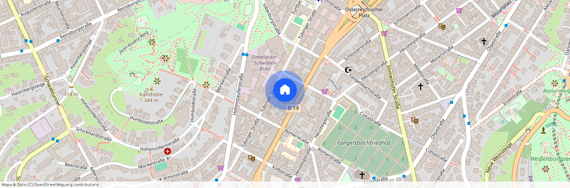 Hauptstätter Straße 124A, 70178 Stuttgart - Stuttgart-Süd