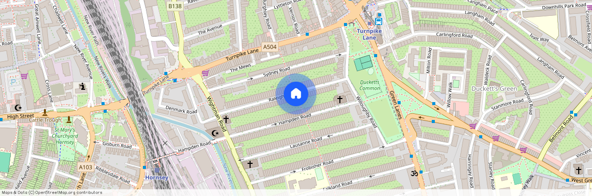 Raleigh Road, Harringey, N8