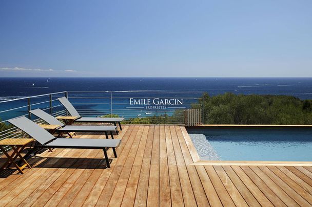 Villa à louer proche de Cala Rossa vue mer, piscine et accés plage à pied - Photo 1