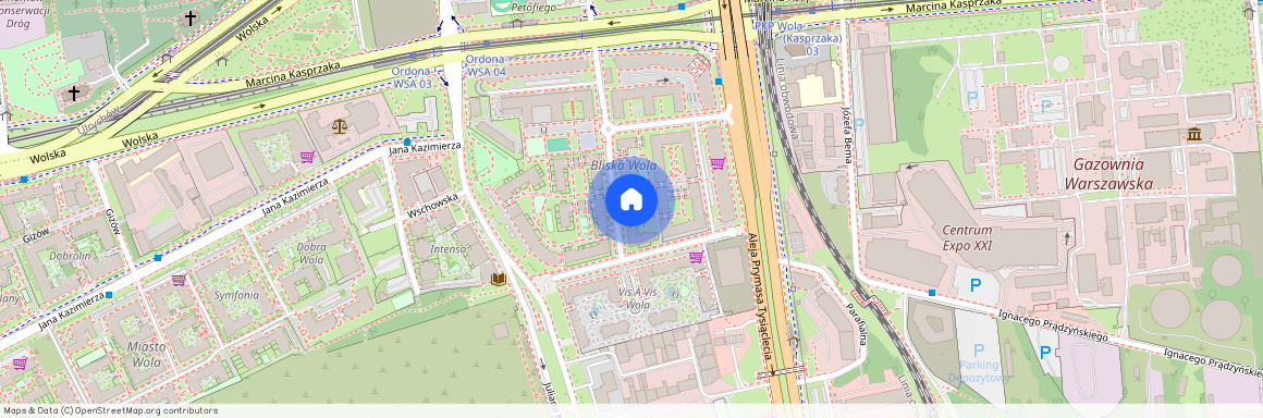 ul. Marcina Kasprzaka, Odolany, Wola, Warszawa, mazowieckie