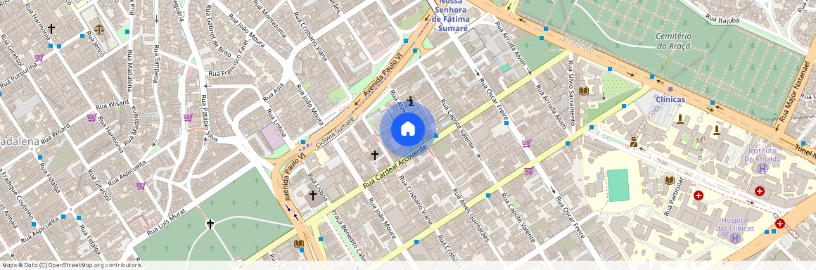 Rua Alves Guimarães, 855 - Pinheiros, São Paulo - SP