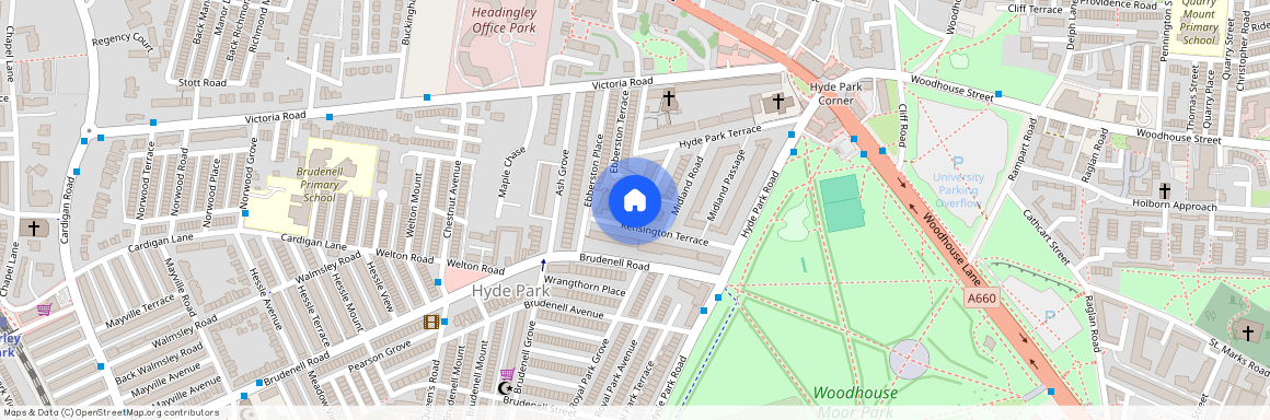 Flat 1, 24 Kensington Terrace, Hyde Park, Leeds, LS6 1BE