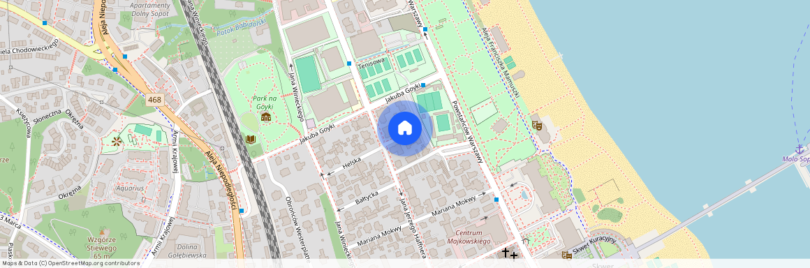 ul. Helska, Dolny Sopot - Haffnera, Dolny Sopot, Sopot, pomorskie