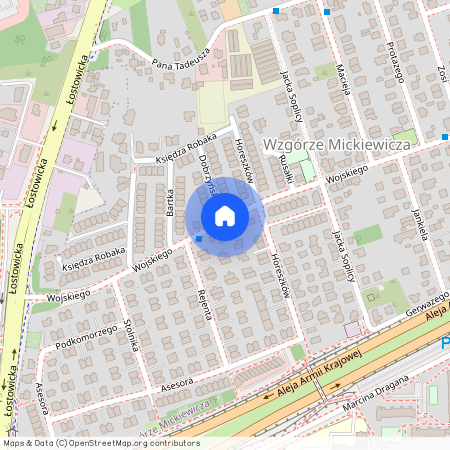 ul. Dobrzyńskich, Wzgórze Mickiewicza, Gdańsk, pomorskie