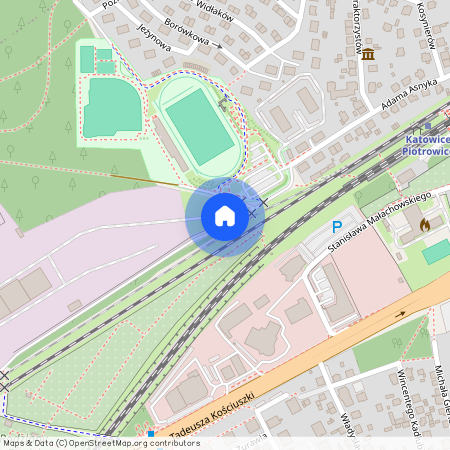 ul. Adama Asnyka, Piotrowice-Ochojec, Katowice, śląskie