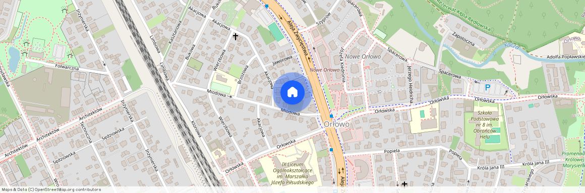 ul. Jaworowa, Orłowo, Gdynia, pomorskie