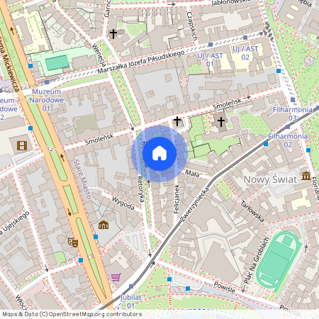 ul. Emila Zegadłowicza, Nowy Świat, Stare Miasto, Kraków, małopolskie