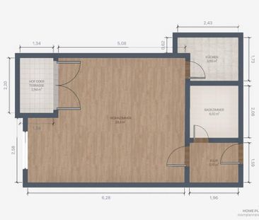 1 - Raum Wohnung Parkstraße - sofort verfügbar - Photo 1