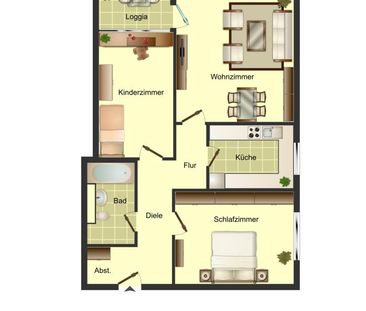Demnächst frei! 3-Zimmer-Wohnung in Köln Ostheim - Photo 1