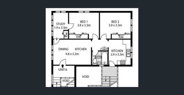This full-brick apartment in the heart of Kensington offers 2 bedrooms plus a separate study！CONFIRM THE LEASE TERM IN ADVANCE! - Photo 1
