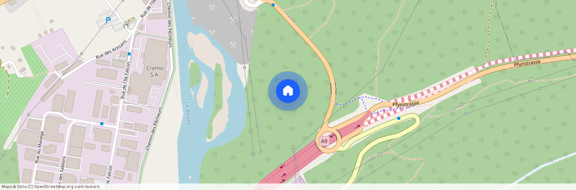 3960, Sierre, Quartier résidentiel de Chippis