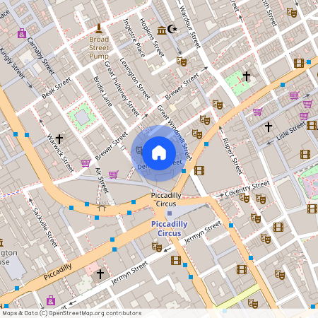 Denman Place, Soho, London, W1D