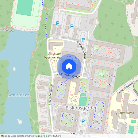 Biskopsgården, Göteborg, Västra Götaland, Dimvädersgatan 20