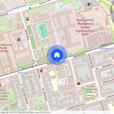 ul. Rakowiecka, Stary Mokotów, Mokotów, Warszawa, mazowieckie