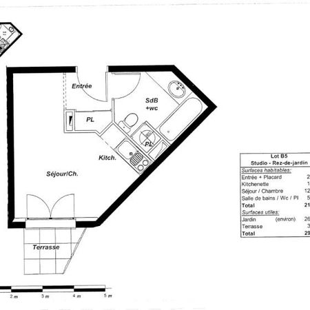 Location Appartement 1 pièce 21m² ST ANDRE DE CUBZAC 33240 - Photo 4
