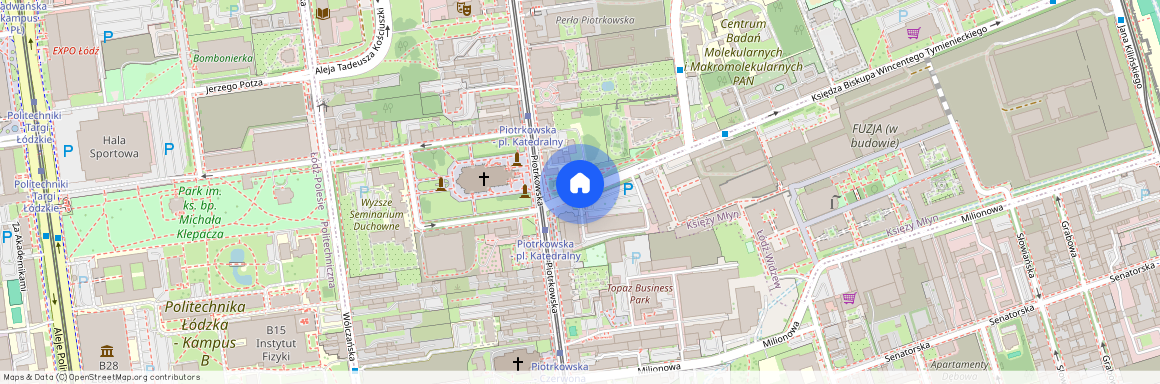 ul. ks. bp. Wincentego Tymienieckiego, Centrum, Śródmieście, Łódź, łódzkie
