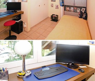 4.5-Z-Dachwohnung mit Parkplätzen, Cheminée, Terrasse & Estrich - Foto 4