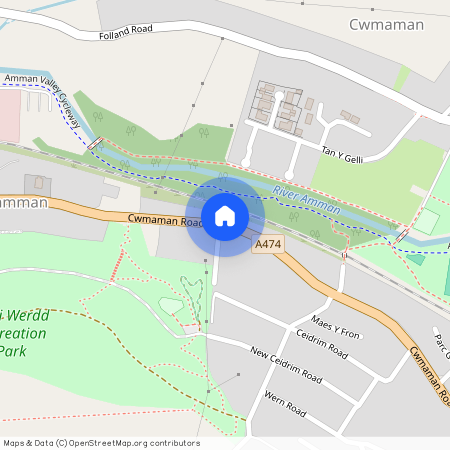 Meadow Side, Glanamman, Ammanord