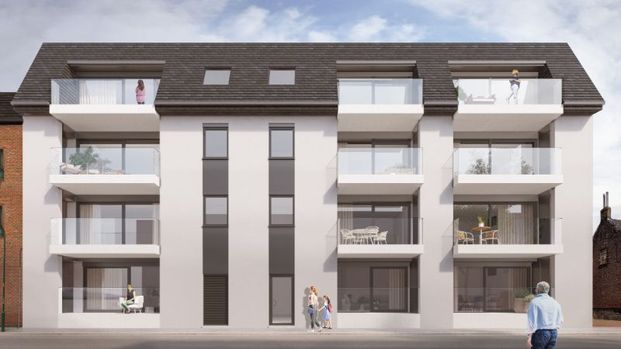 Nieuwbouwappartement met 3 slaapkamers, terras en autostaanplaats - Foto 1