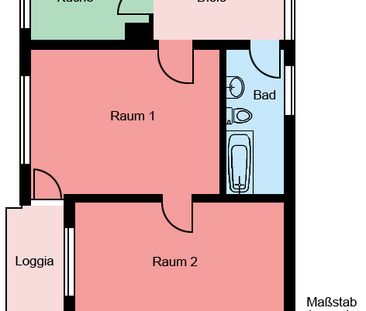 Demnächst frei! 2-Zimmer-Wohnung in Iserlohn Hombruch mit Balkon - Foto 1