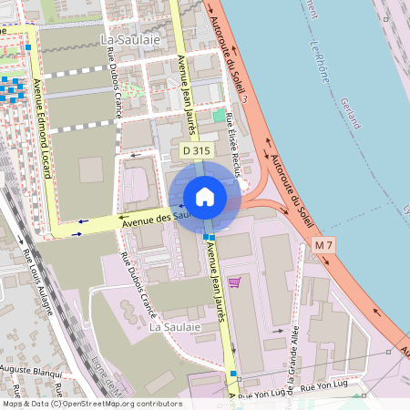 Avenue Jean Jaurès, Francja, Oullins-Pierre-Bénite