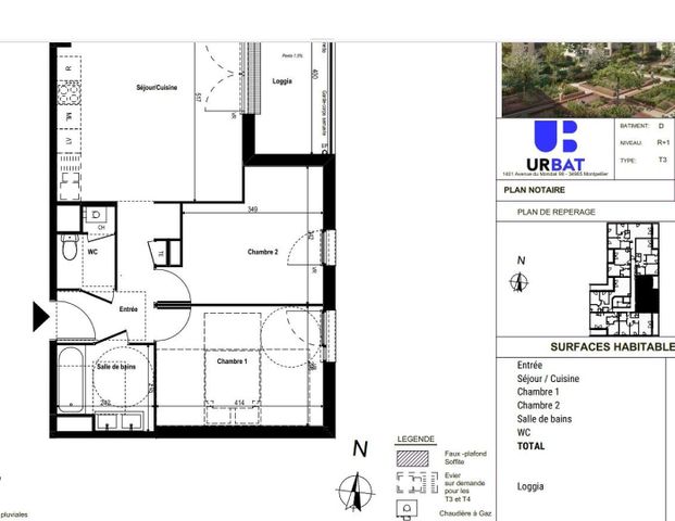 location Appartement T3 DE 59.89m² À RILLIEUX LA PAPE - Photo 1