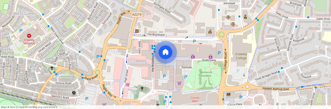 - 11 Queens Square, Crawley, RH10