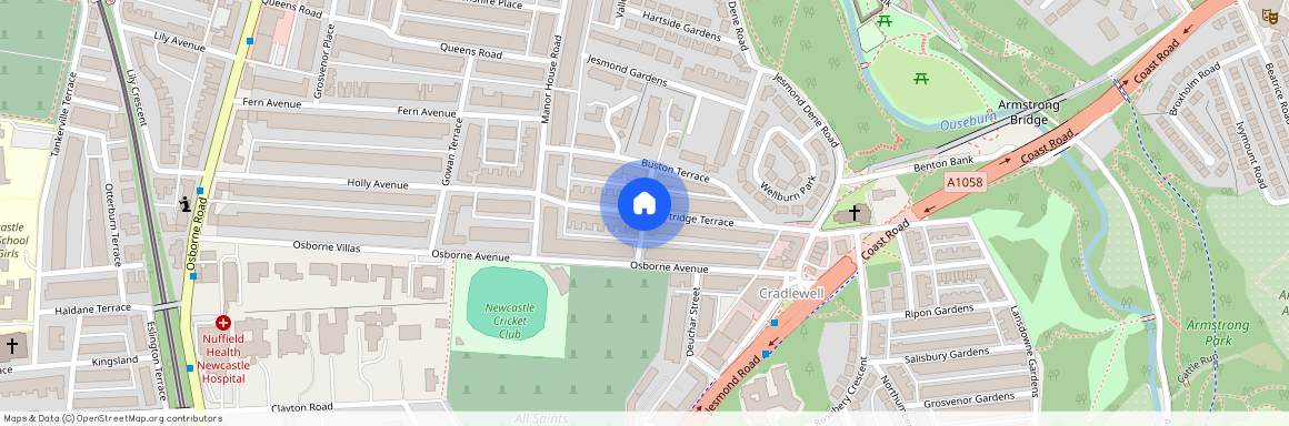 Shortridge Terrace, Jesmond, Newcastle upon Tyne