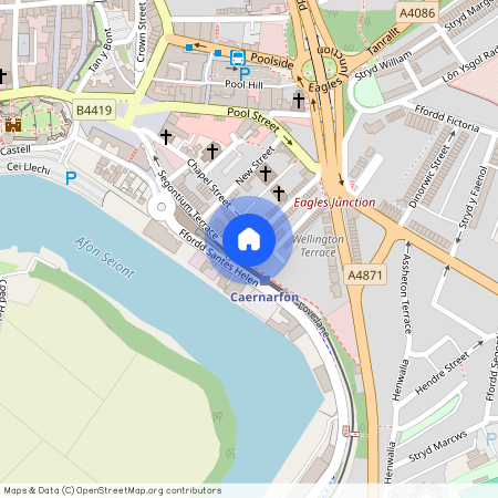 Snowdon Street, Caernarfon, Gwynedd, LL55