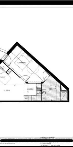 Appartement à louer 2 pièces 42.6m² - Photo 2