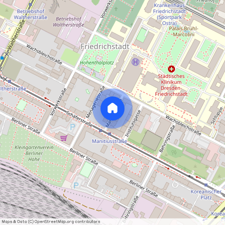 Manitiusstraße, 01067, Manitiusstraße    Dresden