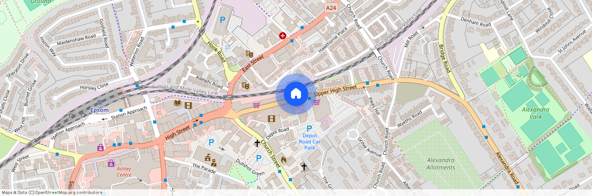 Upper High Street, Epsom, KT17