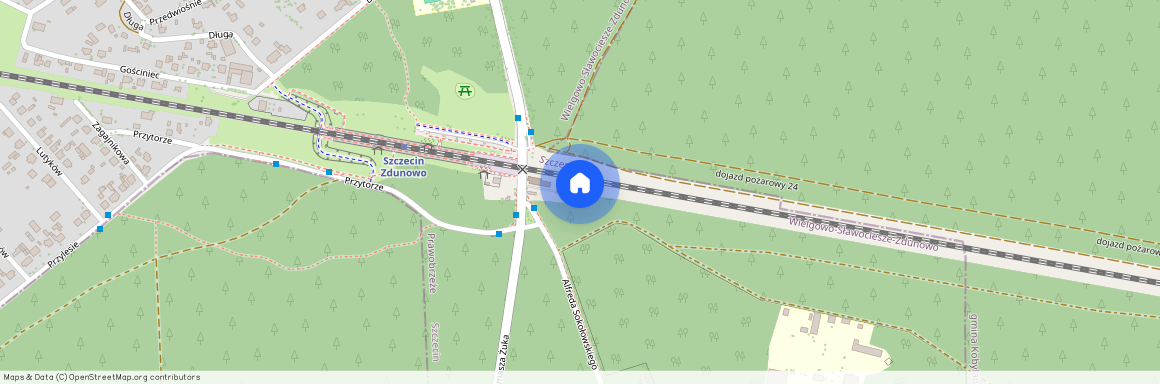 ul. Alfreda Sokołowskiego, Wielgowo-Sławociesze-Zdunowo, Prawobrzeże, Szczecin, zachodniopomorskie