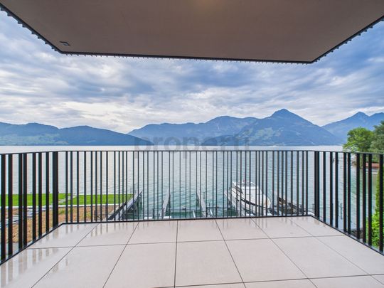 Traumhafte 4.5-Zimmer-Neubauwohnung mit direktem Seeblick in Beckenried - Photo 1