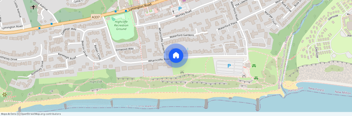 Wharncliffe Road, Highcliffe, Christchurch, Dorset, BH23