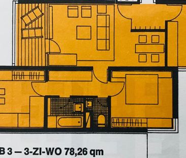 3 ZI-WO mit Balkon im 2. OG u. TG-Stellpl. in Karlruhe-Beiertheim - Photo 1